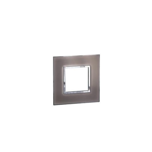Legrand Arteor Mirror Taupe Cover Plate With Frame, 2 M, 5763 15